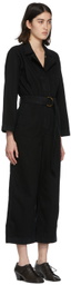 B Sides Black Denim Clement Jumpsuit