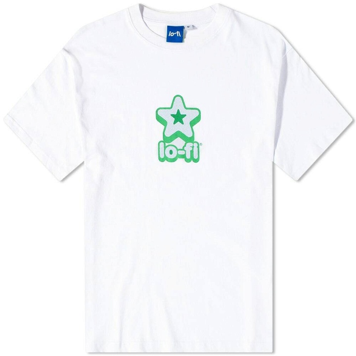 Photo: Lo-Fi Men's Star T-Shirt in White