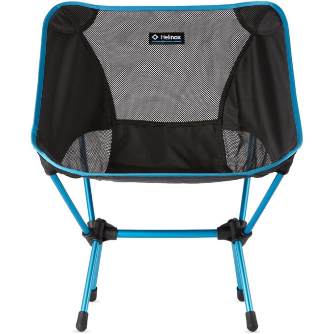 Photo: Helinox Blue and Black Canvas One Chair