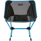 Helinox Blue and Black Canvas One Chair