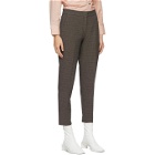 Won Hundred Brown Check Elissa Trousers