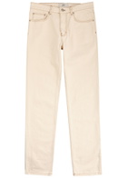 Ami Paris Straight-leg Jeans Cream