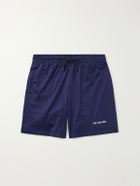 Aimé Leon Dore - Straight-Leg Logo-Print Mesh Shorts - Blue
