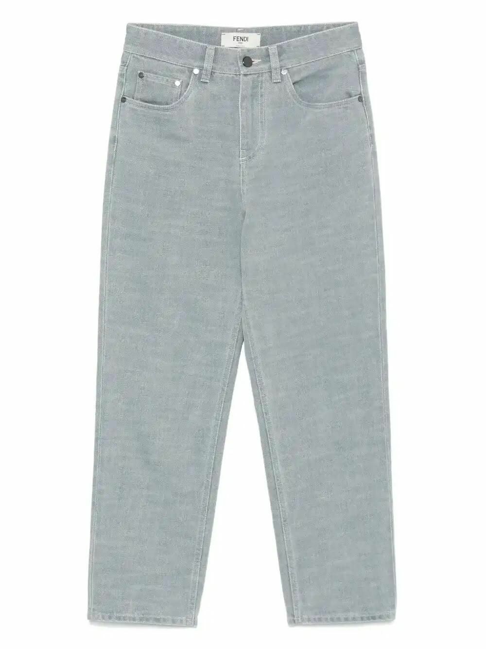 FENDI - Wide Leg Denim Jeans Fendi