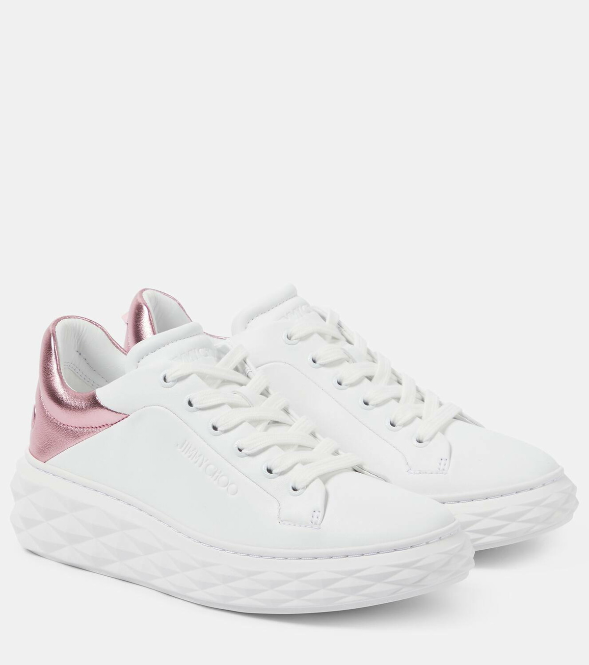 Jimmy Choo Diamond Maxi/F II leather sneakers Jimmy Choo