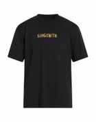 Magenta Mens T-shirt in Black