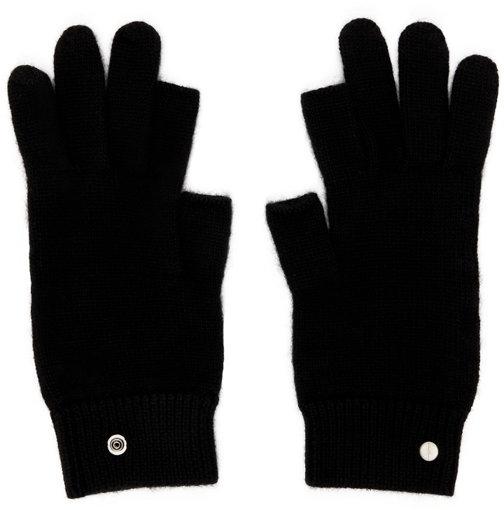 Photo: Rick Owens Black Cashmere Touch Screen Gloves