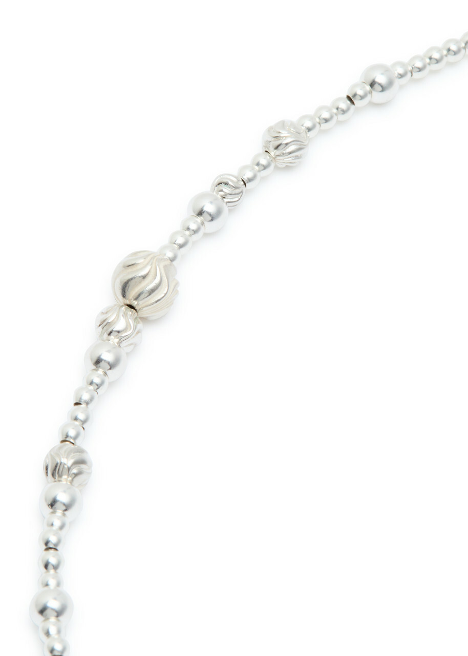 Sapir Bachar Eternity Beaded Sterling Silver Necklace - One Size