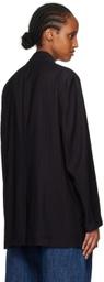 Our Legacy Black Sharp DB Blazer