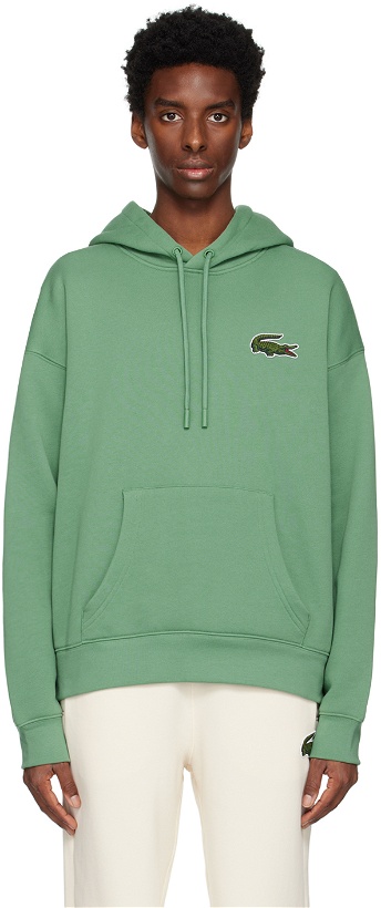 Photo: Lacoste Green Loose Fit Hoodie