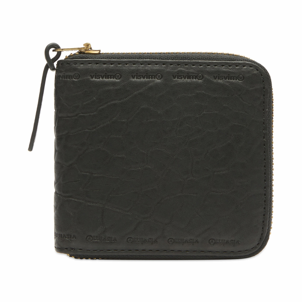 Visvim Men's Leather Bi-Fold Wallet in Black Visvim