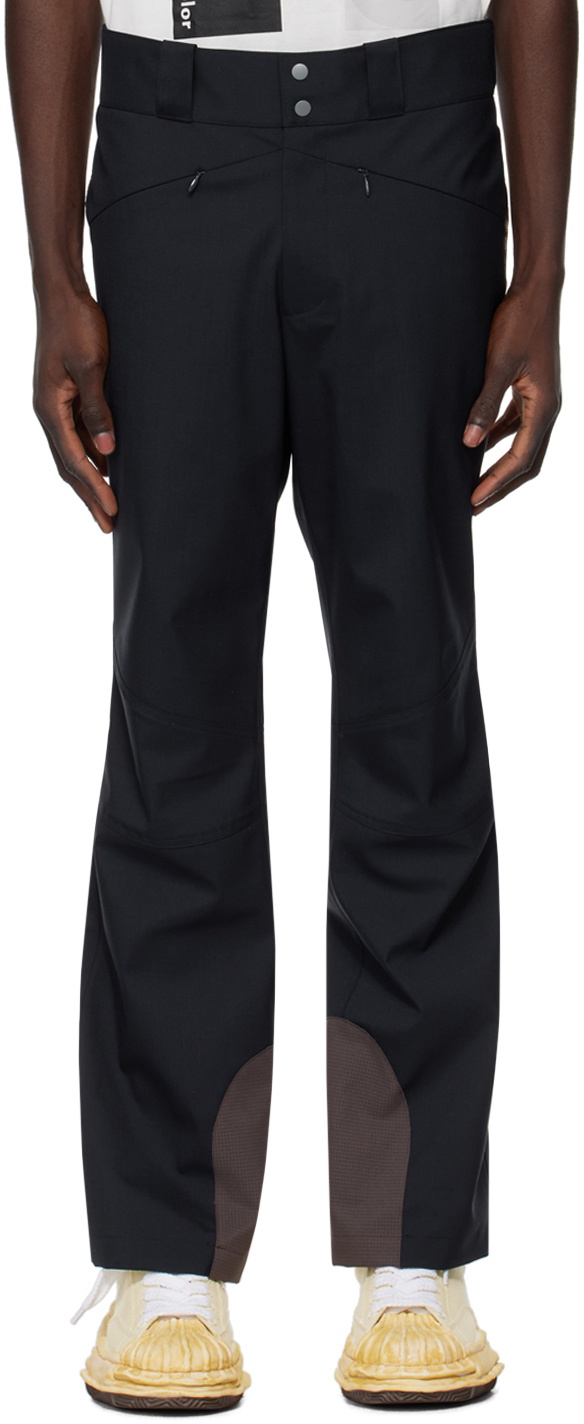 kolor Navy Paneled Trousers