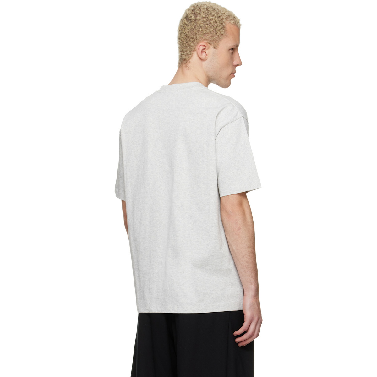 AAPE by A Bathing Ape Gray 'AAPEUNVS' Multi-Logo T-shirt