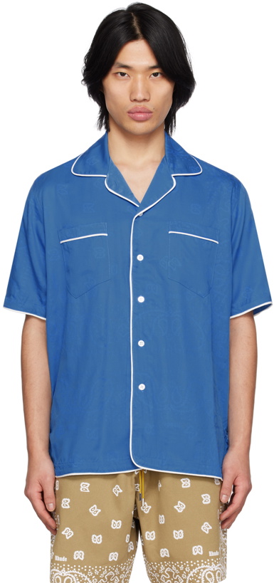 Photo: Rhude Blue Bandana Shirt