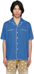 Rhude Blue Bandana Shirt