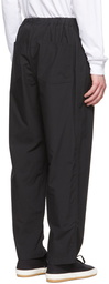 Comme des Garçons Homme Black Cotton Trousers