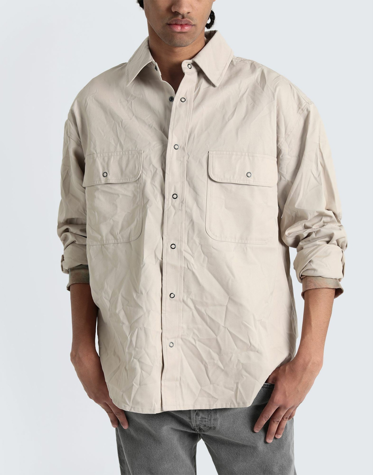 Palm Angels Mens Jacket in Beige