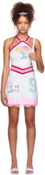 I'm Sorry by Petra Collins SSENSE Exclusive White Mimi Wade Edition Kitty Minky Minidress