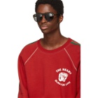Gucci Red Spiritismo Raglan Sweatshirt