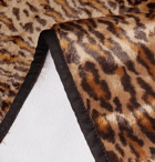 Wacko Maria - Leopard-Print Faux Fur Rug - Neutrals