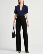 Chiara Boni La Petite Robe Womens Top in Midnight blue