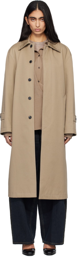 Photo: TONYWACK Beige Single-Breasted Trench Coat