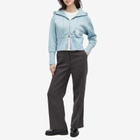 Thom Browne Women's Zip Up Hoodie in Light Blue