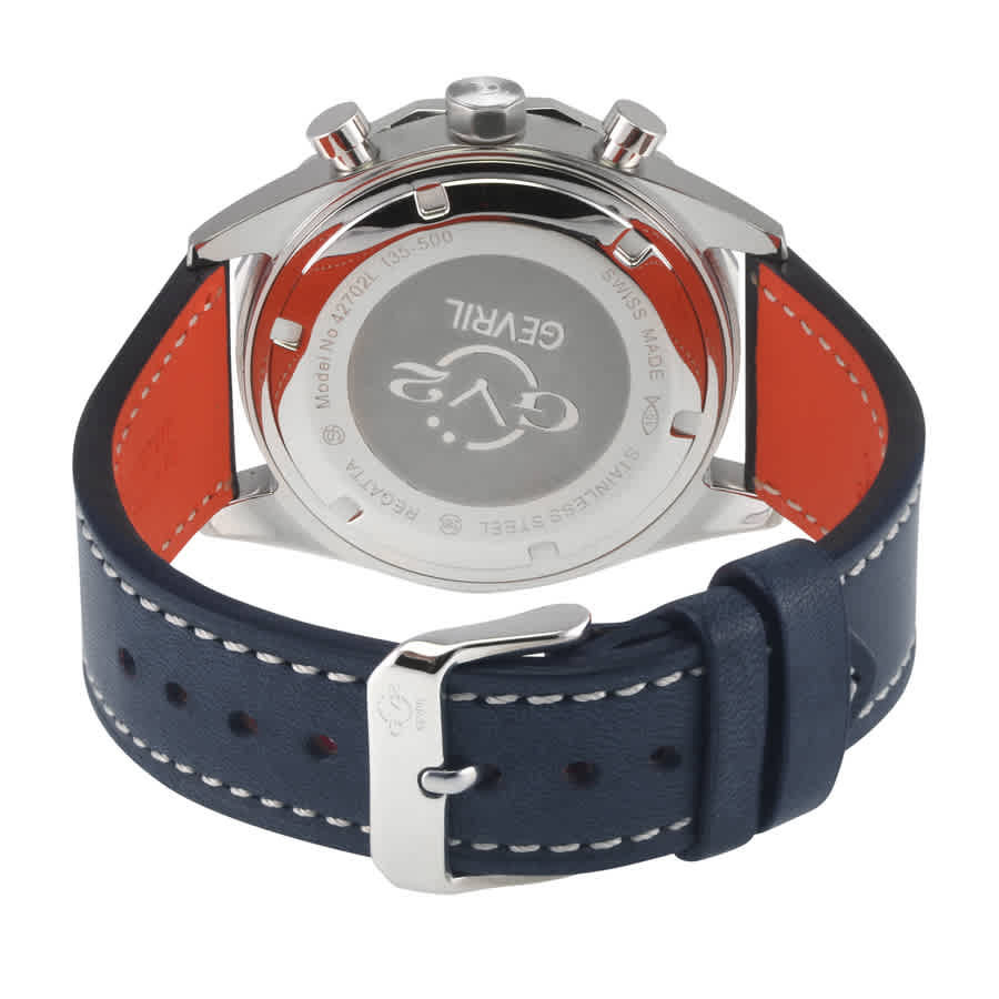 GV2 by Gevril Regatta Blue Dial Mens Watch 42702