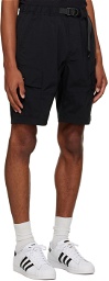 AAPE by A Bathing Ape Black Belted Shorts