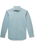 MAN 1924 - Cotton-Poplin Shirt - Blue