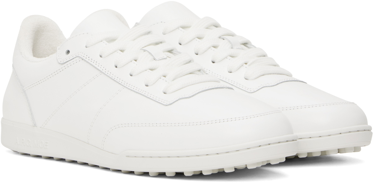 A.P.C. White Moe Sneakers