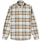 Barbour Men's Lewis Tailored Shirt in Amble Sand Tartan