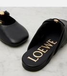 Loewe Pebble Soft leather mules