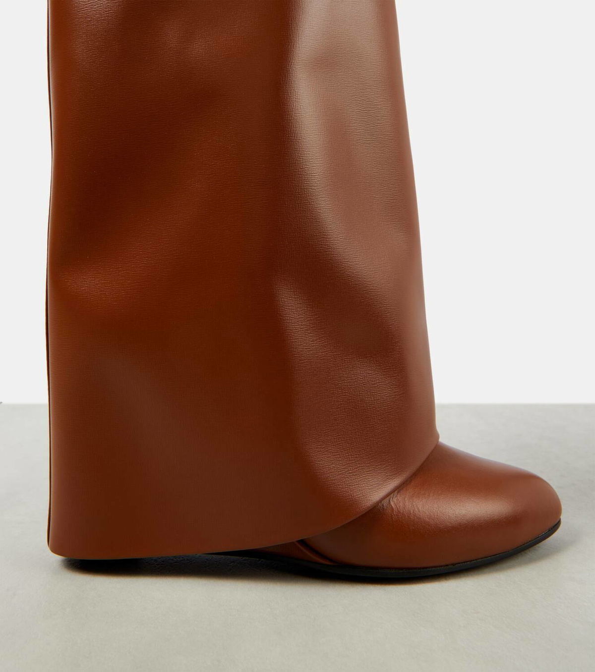 Givenchy Shark Lock leather knee-high boots Givenchy