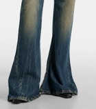 Acne Studios 2024F high-rise bootcut jeans