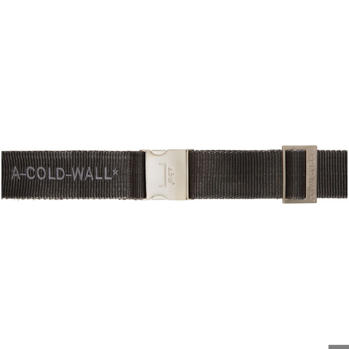 Photo: A-Cold-Wall* Grey and Black Webbing Belt