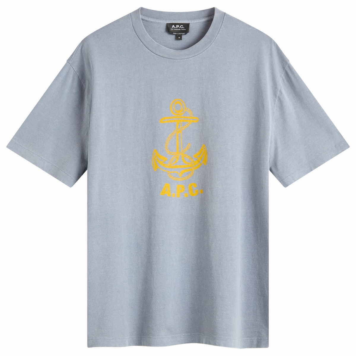 A.P.C. Men's John Pocket T-Shirt in Heather Grey A.P.C.