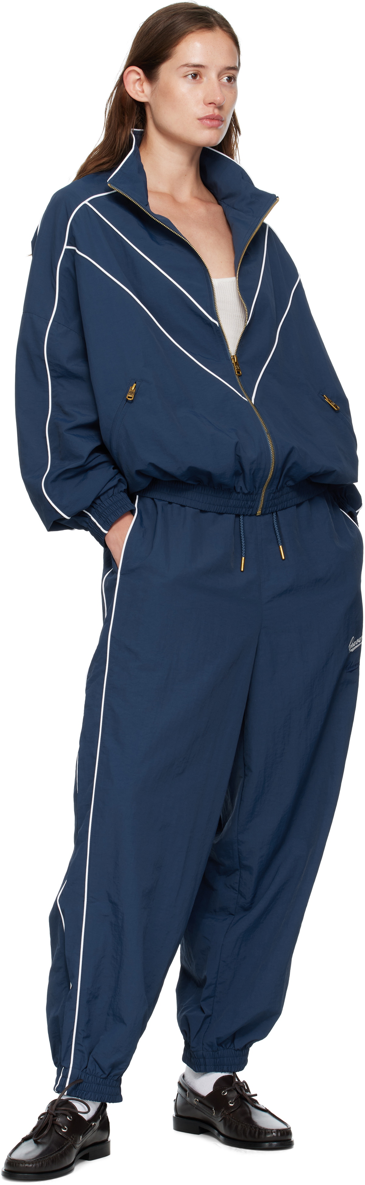 WILLY CHAVARRIA Blue Bad Boy Track Pants
