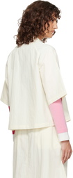 The North Face Off-White TNF Red Box Nylon Short-Sleeve Shirt