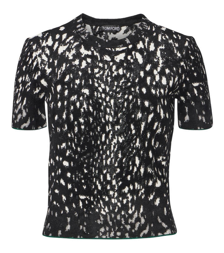 Photo: Tom Ford Jacquard velvet T-shirt