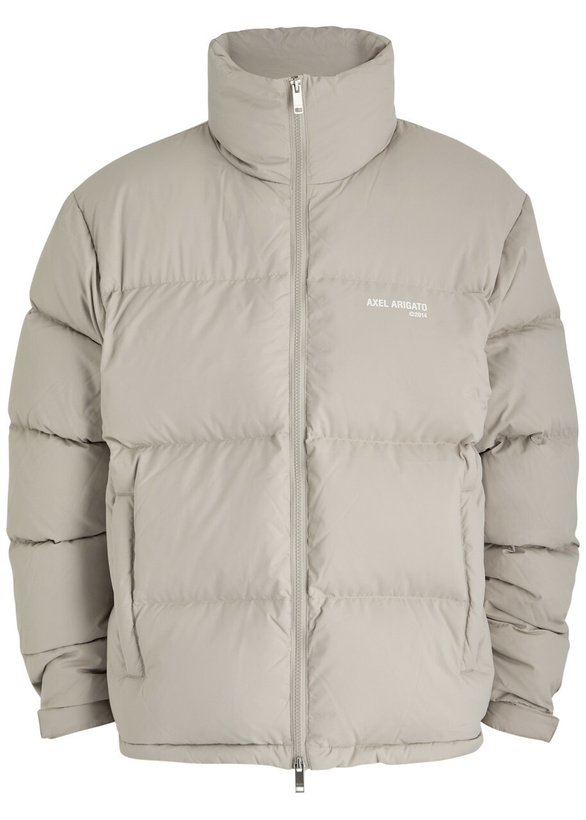 Photo: Axel Arigato Observer Quilted Shell Jacket Stone