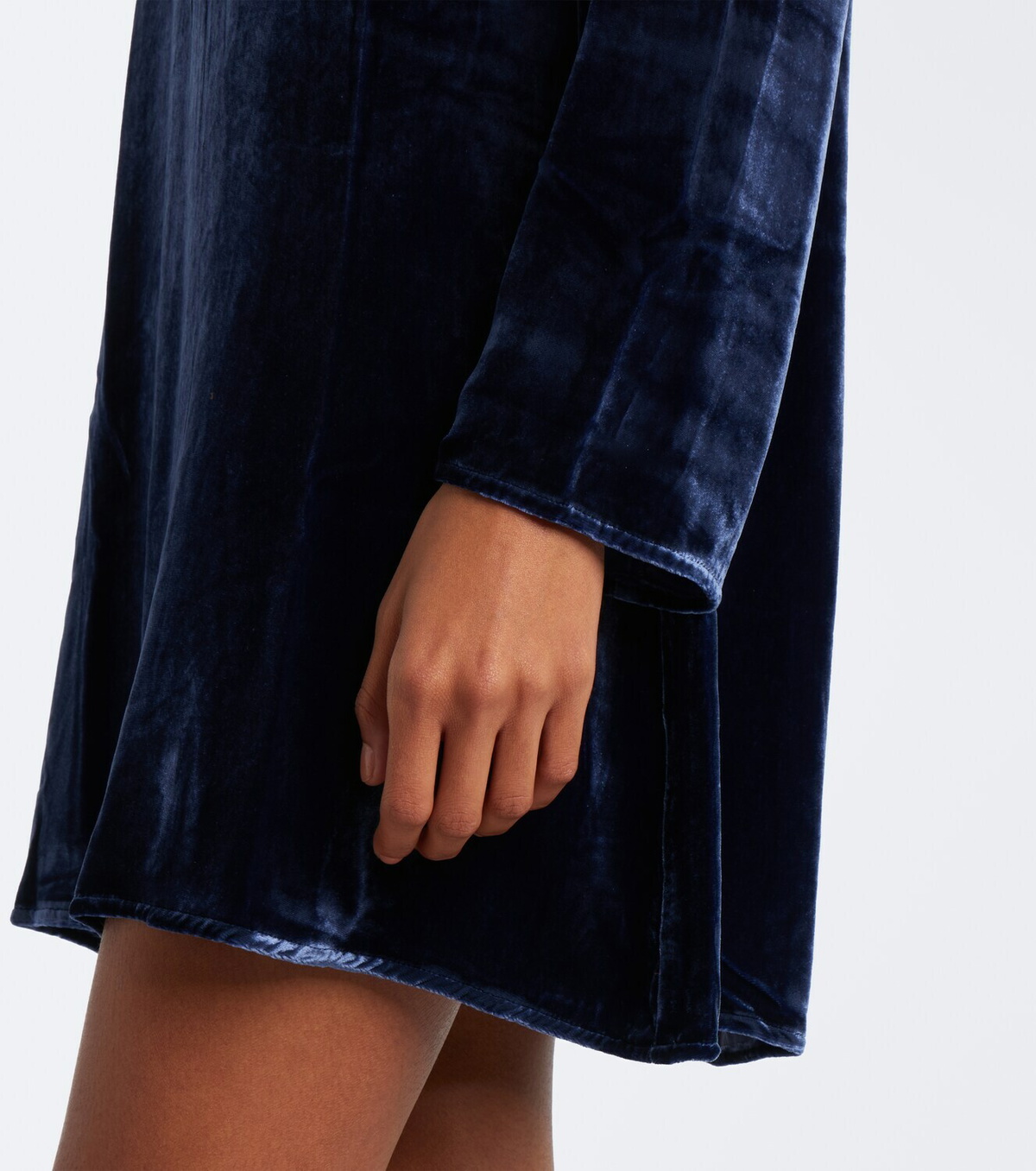 Asceno Larissa velvet minidress