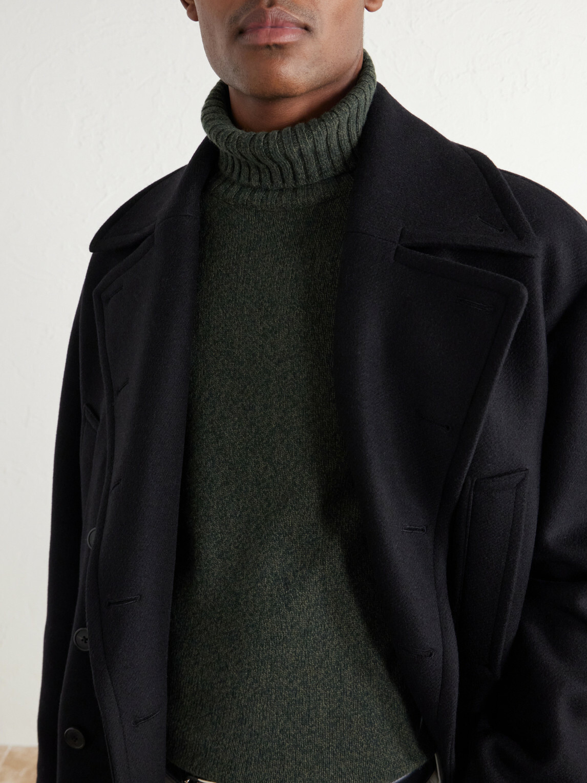 De Petrillo - Merino Wool and Cashmere-Blend Rollneck Sweater - Green