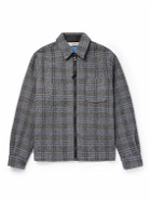 Aspesi - Checked Wool Overshirt - Gray