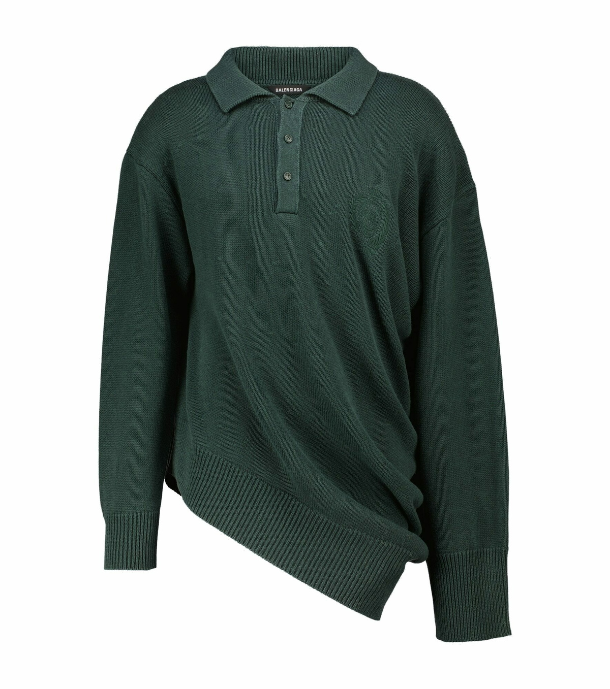 Balenciaga - Asymmetric rugby polo Balenciaga