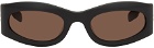 MCQ Gray Oval Sunglasses