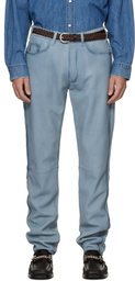 Acne Studios Blue 1979 Suede Trousers