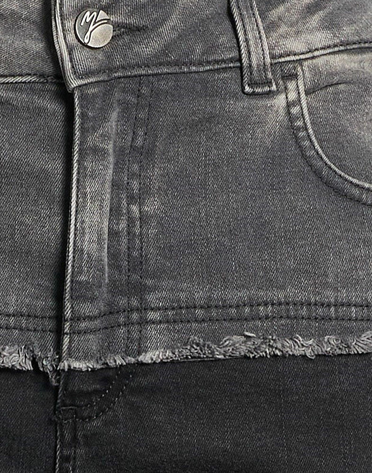 Manila Grace Womens Jeans in Black