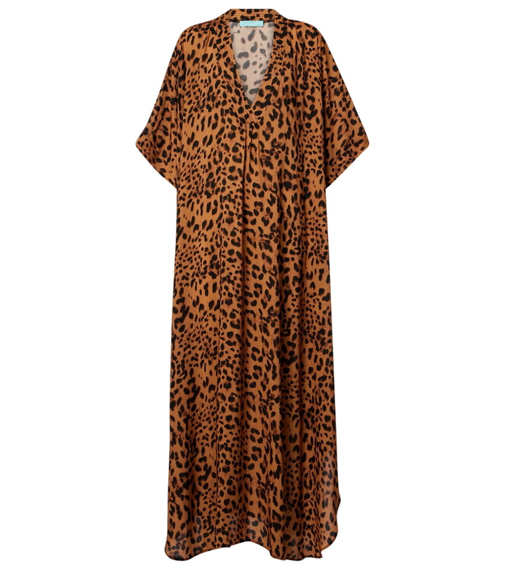 Photo: Melissa Odabash Vanessa leopard-print kaftan