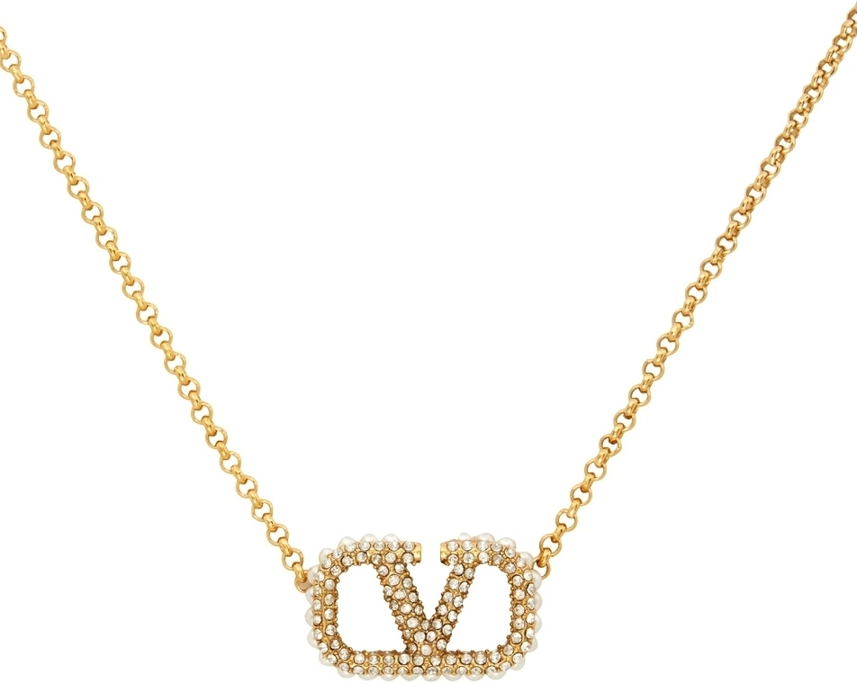 Rare Valentino garvani spider Clear Rhinestone Antiques Gold Tone necklace  37” | eBay
